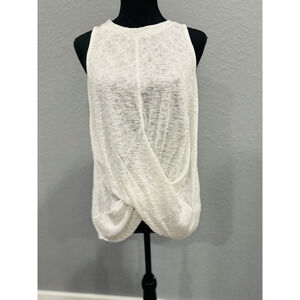 Cherish Women's Sleeveless Twist-Front Top NWOT, Sz M